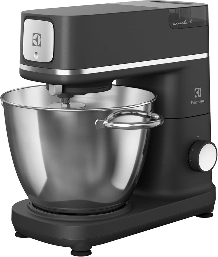 Robot de bucatarie Electrolux Assistent EKM5570, 1200W, corp metalic, 10 viteze Naty Shop Negru Perlat + Mixer cu stativ Model Nou
