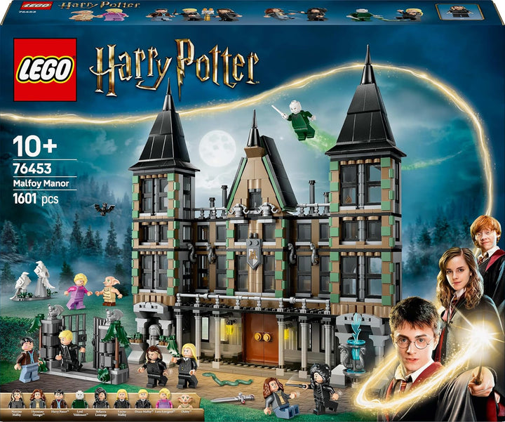 LEGO Harry Potter Malfoy Family Country Estate, jucărie fantastică de colecționat și expus, cadou pentru băieți, fete și fani ai lumii vrăjitorilor, idee de cadou cu 9 minifigurine 76453 Seturi de constructie Besuche den LEGO-Store
