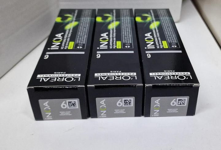 L'Oréal Professionnel INOA Colorație oxidativă fără amoniac 4 maro mediu, 1 pachet, (1x 60 ml)