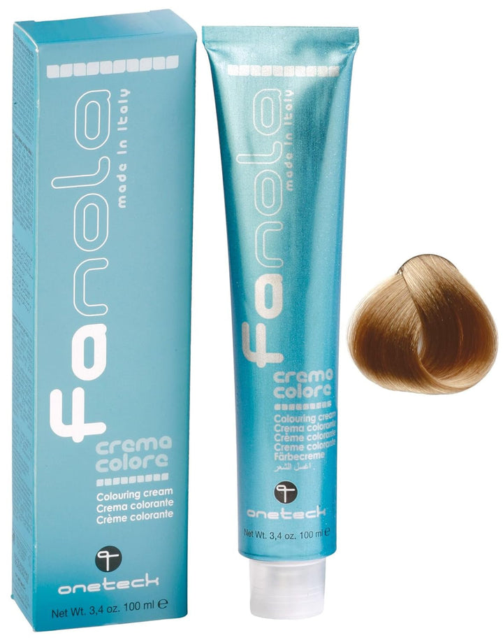 Fanola crema colore Cremă colorantă 7.0 Blond, 100 ml Vopsea pentru par Naty Shop 9.00 Blond foarte deschis intensiv