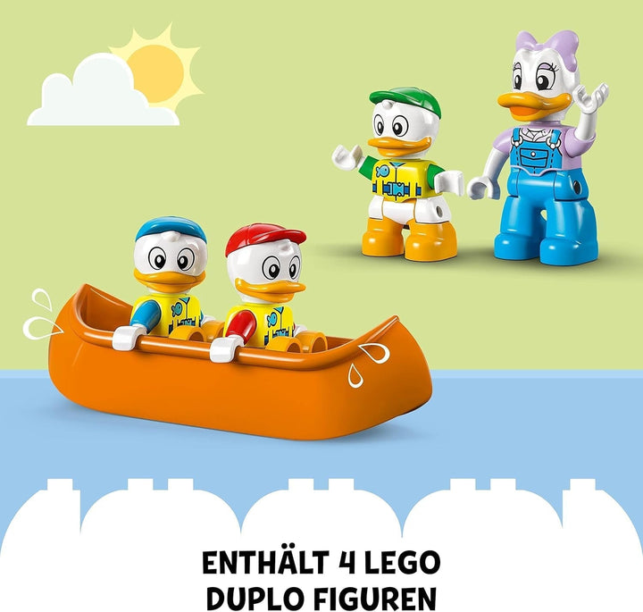 LEGO 10997 DUPLO Disney Mickey and Friends Camping Adventure Set With Campervan, Canoe And Daisy Duck Figure, Building Toy Gift For Toddlers 2+ Years, Girls And Boys Seturi de constructie Besuche den LEGO-Store