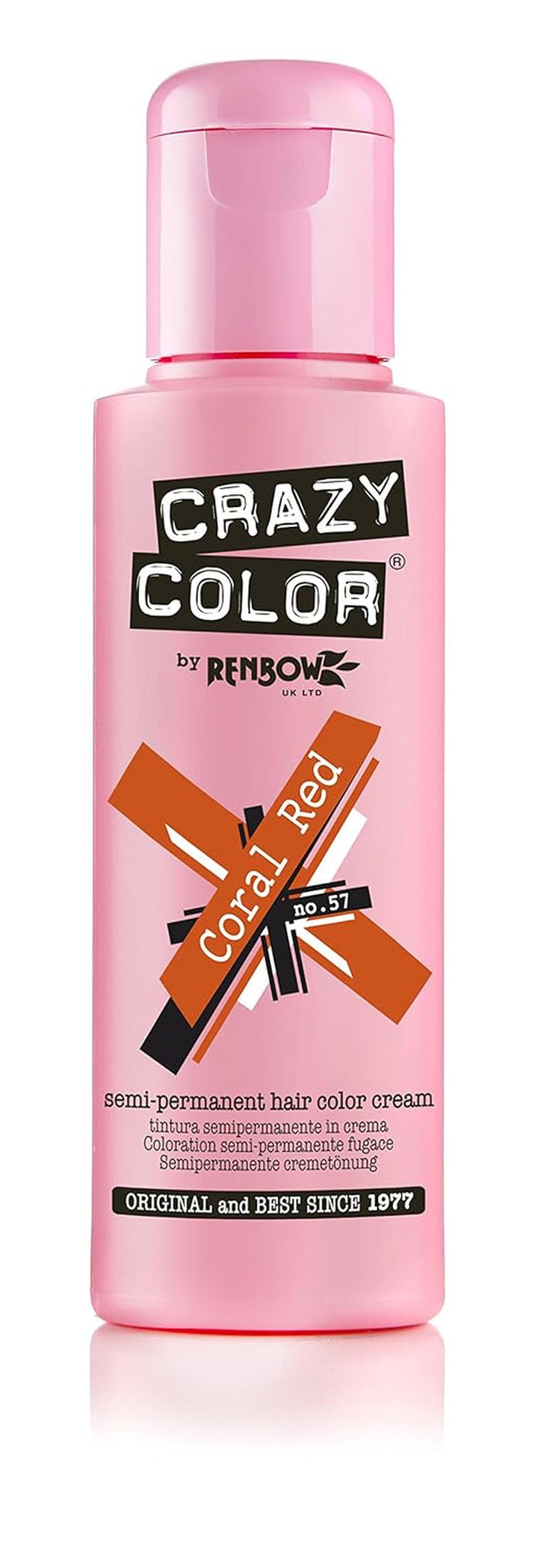 GO TOXIC UV cremă semipermanentă pentru colorarea părului, 100 ml (1 pachet) Vopsea pentru par Naty Shop 57 roșu coral 100 Ml (1 pachet)