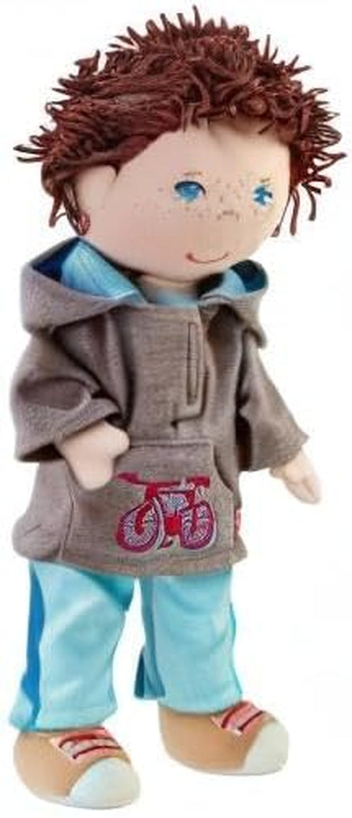 HABA 306528 - Păpușă Lian - Păpușă de pluș pentru copii de la 18 luni pentru joacă și îmbrățișare din materiale moi - Dimensiune: 30 cm Papusi Naty Shop