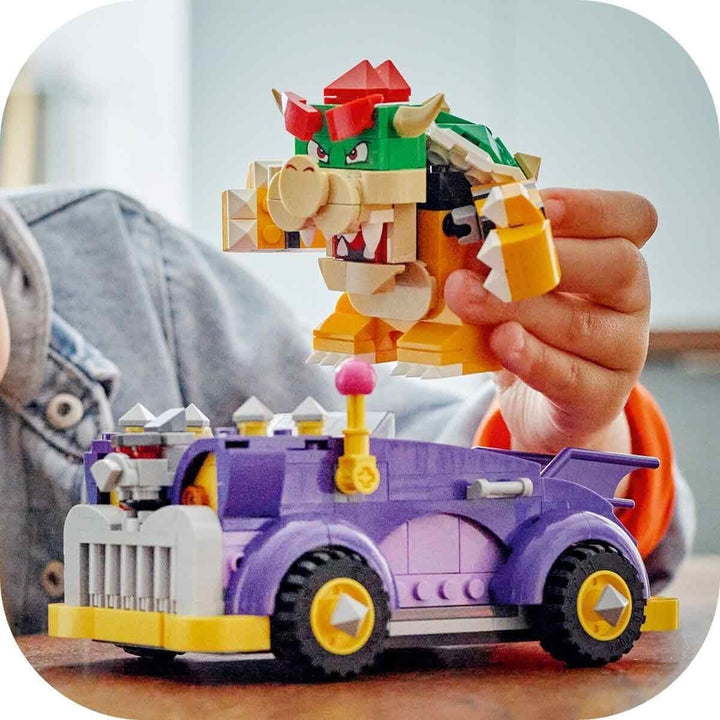 LEGO Super Mario Bowser's Monster Cart - Set de expansiune, jucărie pentru mașină cu figura Bowser pentru băieți și fete, set cu un singur personaj, cadou de gamer pentru copii de la 8 ani 71431 Seturi de constructie Besuche den LEGO-Store