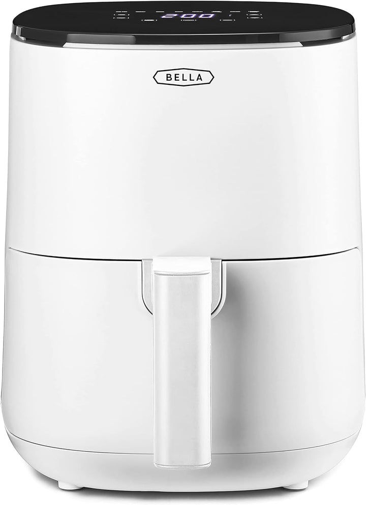BELLA Hot Air Fryer 1.9L, 5-In-1 Compact Multi-Cooker, acoperire neaderentă, coș sigur pentru mașina de spălat vase Electrocasnice Naty Shop Alb 3L Touchscreen