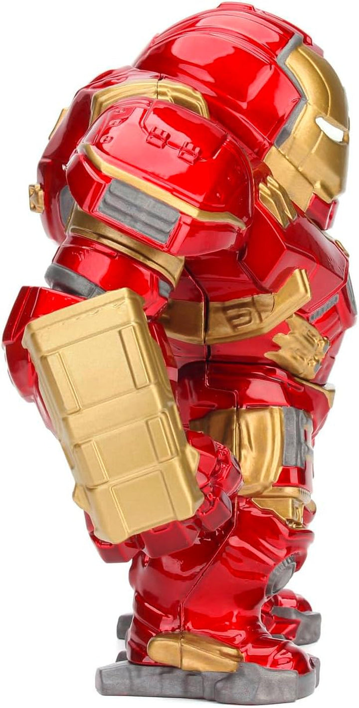 Jada Toys Marvel Figure Hulkbuster & Ironman, Cască deschisă și închisă, Figuri de colecție, Set, Die-Cast, Roșu, Dimensiune: 6 inch Hulkbuster & 2 inch Ironman Action figures Naty Shop
