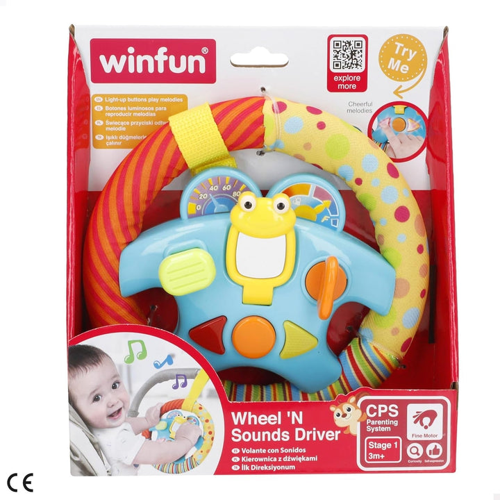 culoare bebeluș jucărie pentru bebeluși Wheel N Sounds Driver Jucarii Bebe Naty Shop