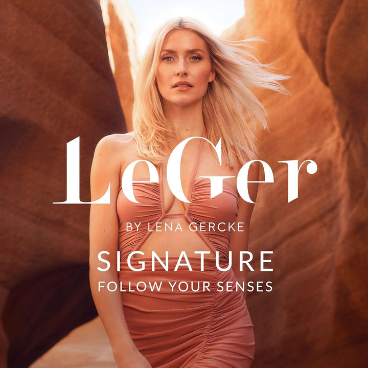 Leger Signature Eau De Parfum, parfum feminin senzual pentru femei cu migdale, lemn de cedru și mosc
