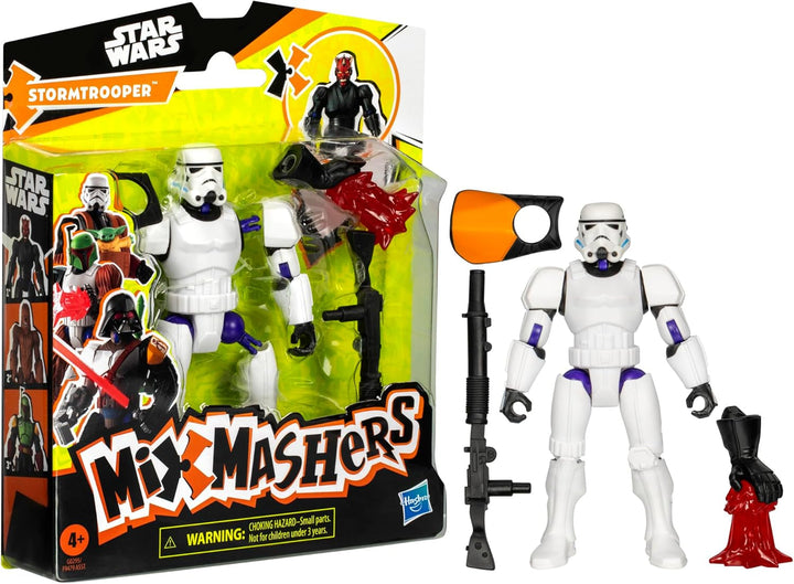 Star Wars Mixmashers Stormtrooper Personalizabil Mix-And-Match Figura de acțiune și accesorii Action figures Naty Shop