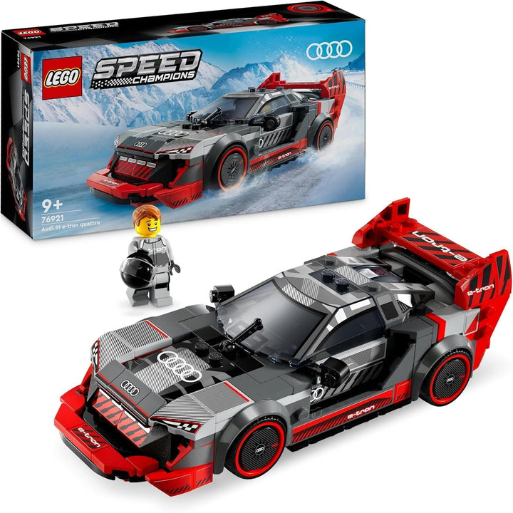 Set de mașini de curse LEGO Speed Champions Audi S1 E-Tron Quattro cu jucării auto pentru a construi, juca și expune, model de mașină pentru copii, cadou pentru băieți și fete de 9 ani 76921 Seturi de constructie Besuche den LEGO-Store Singur