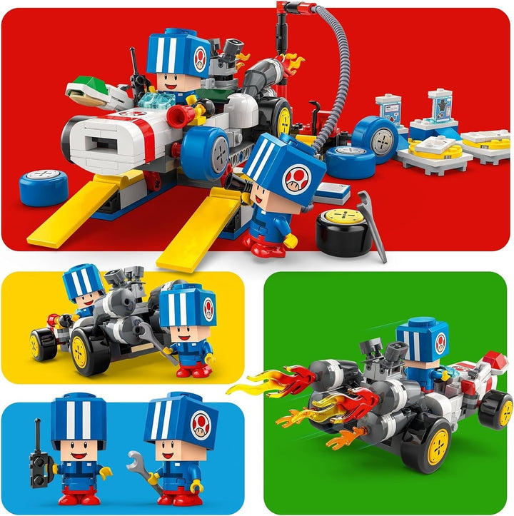 LEGO Super Mario: Mario Kart - Atelierul lui Toad, personaj Nintendo, jucărie personalizabilă, set de aventură, cadou pentru băieți, fete și gameri de la 8 ani 72035 Seturi de constructie Besuche den LEGO-Store
