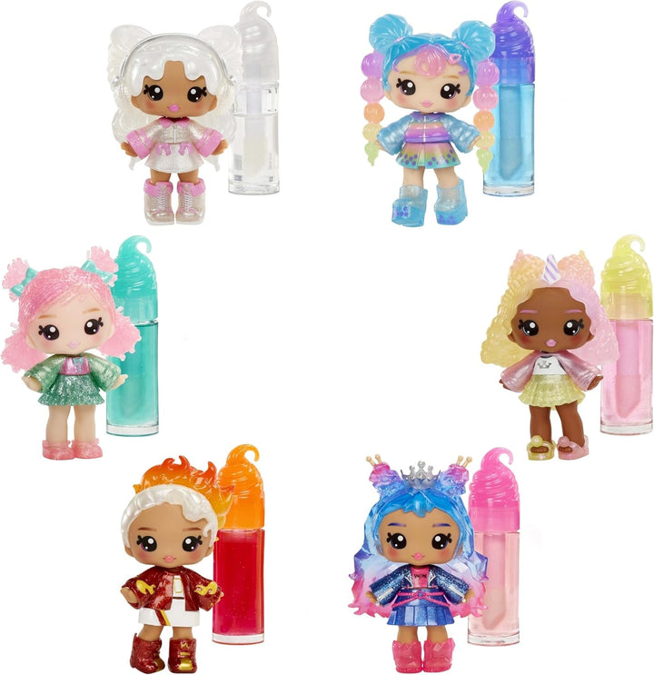 Papusa cu luciu de buze Yummiland - Mystery Chase - Include set de luciu de buze DIY, potrivit pentru copii cu vârsta de 4 ani și peste Papusi Naty Shop
