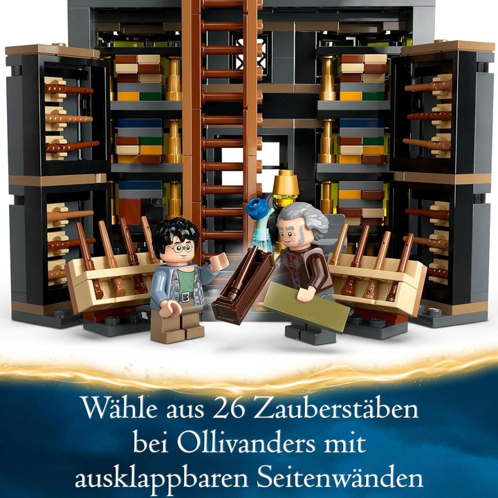 LEGO Harry Potter Ollivanders & Madam Malkin's Suits, Lands Of Diagon Alley, Playset pentru copii, Wizarding Toys, Fantasy Cadouri pentru fete, băieți și fani de la 8 ani 76439 Seturi de constructie Besuche den LEGO-Store