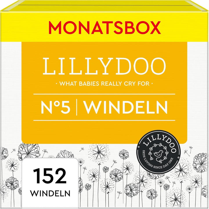 LILLYDOO Scutece prietenoase cu pielea, mărimea 2 (4-8 kg) Mama si Copilul Naty Shop 5 (152 buc)