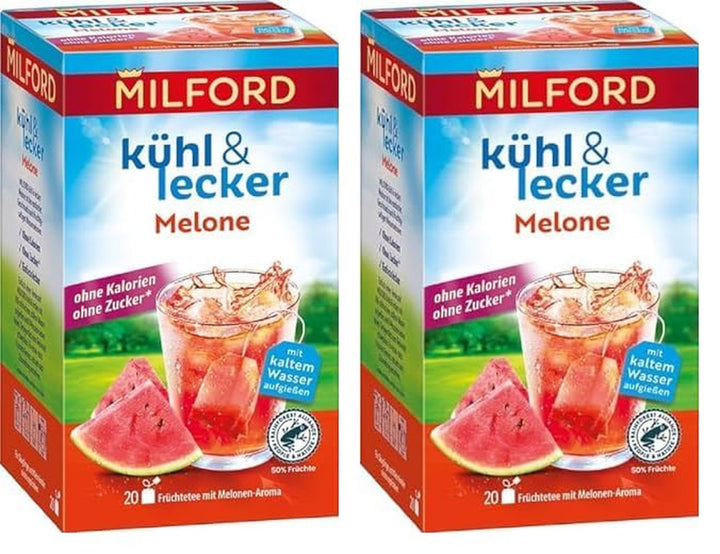 MILFORD Răcoritor și delicios Maracuja-Vanilie | Ceai de fructe cu aromă de maracuja-portocală-vanilie | 18 pliculețe de ceai