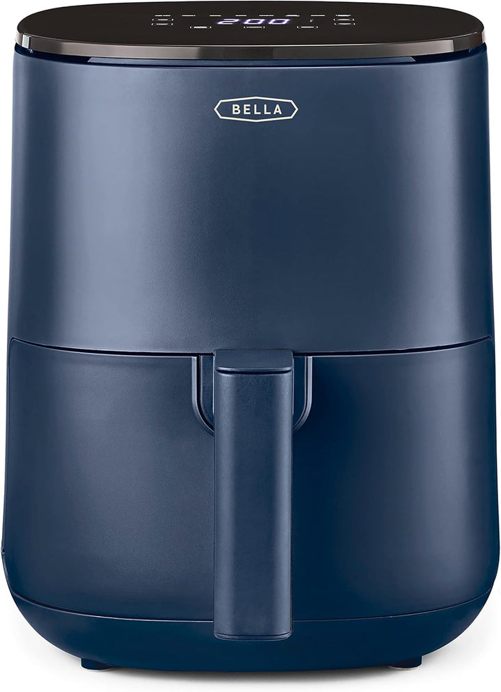BELLA Hot Air Fryer 1.9L, 5-In-1 Compact Multi-Cooker, acoperire neaderentă, coș sigur pentru mașina de spălat vase Electrocasnice Naty Shop Albastru 3L Touchscreen