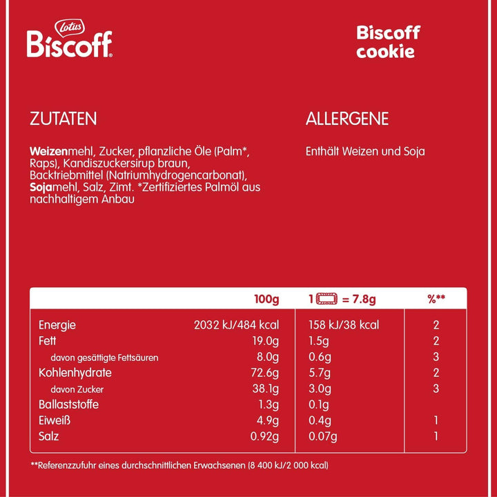 Lotus Biscoff | Biscuite caramelizate | Doar ingrediente naturale | Vegane | Fără coloranți sau arome artificiale adăugate | 2 kg