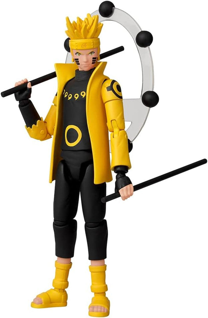 Bandai - Anime Heroes - Naruto Shippuden - Anime Hero Figures 17 Cm - Kakashi Hatake - Licență oficială - Figura articulată Kakashi - 36903 Action figures Naty Shop Modul Naruto Rikudo