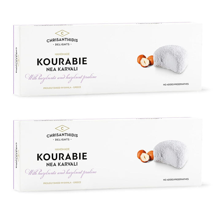 Chrisanthidis SA Biscuiți cu unt Kourabie și migdale 200g, pachet de 2 (2 x 200g)