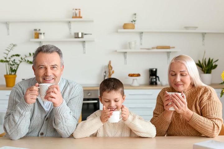Babcia Jagoda - Ceai de fructe „Fruchtige Verführung” - 20 pliculețe de ceai - Cu hibiscus, măr, aronia, mure, măceșe, coajă de portocală - Aromă intensă de fructe, fără cofeină, vegan, natural, Cay - 40G