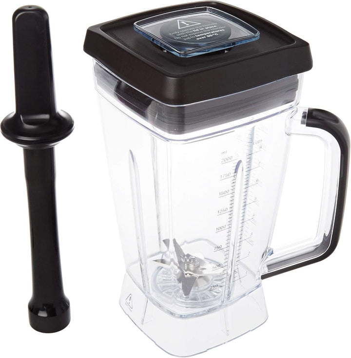 Bosch Standmixer Vitaboost MMBH6P6B, 6-Klingen-Edelstahlmesser, 2,5L Tritan-Mixbehälter, Stopfer, 6 Automatikprogramme, Rezeptbuch, Bpa-Frei, Einfache Reinigung, 45,000 U/Min, 1600 W, Schwarz Mama si Copilul Naty Shop