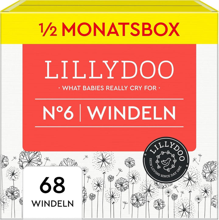 LILLYDOO Scutece prietenoase cu pielea, mărimea 2 (4-8 kg) Mama si Copilul Naty Shop 6 (68 buc)
