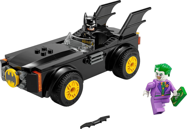 LEGO 76264 DC Chase in Batmobil: Batman Vs. Joker set de mașini de jucărie, Set de pornire pentru supereroi cu 2 minifigurine, Jucărie pentru copii preșcolari, băieți, fete cu vârsta peste 4 ani, Rapid de asamblat Seturi de constructie Besuche den LEGO-Store