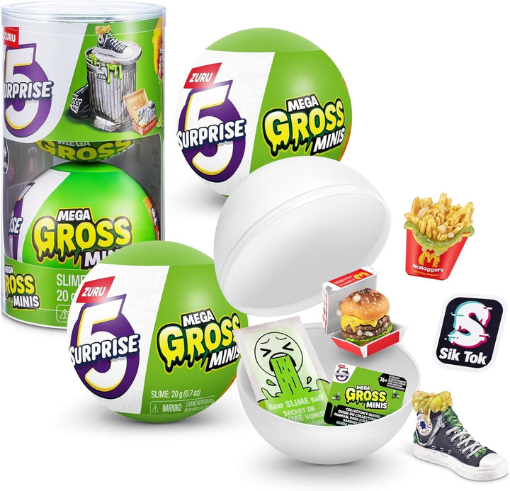 5 Surprise 77568 Capsule Gross Mega Gross Minis Seria 2 de la ZURU, 2 Capsule Action figures Naty Shop 2 capsule Seria 1