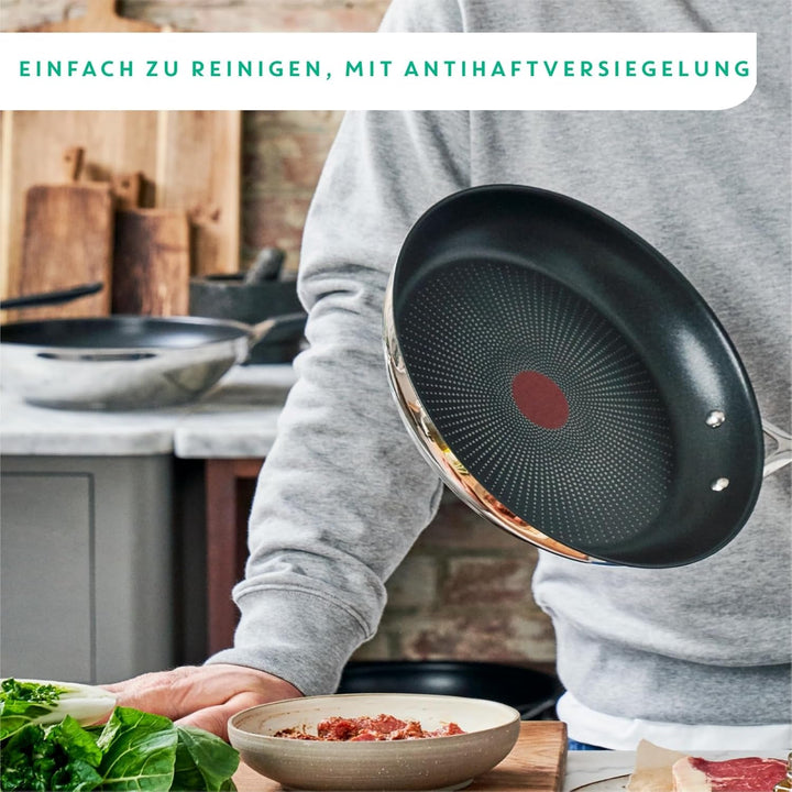 Tefal Jamie Oliver Cook'S Direct, antiaderentă, potrivită pentru inducție, rezistentă la cuptor Oale si Tigai Naty Shop