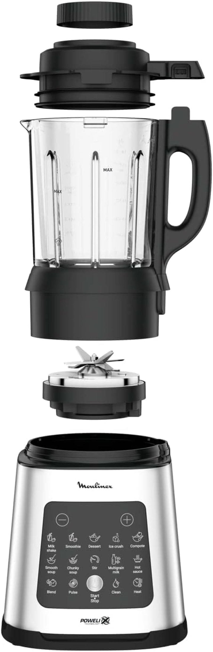 Perfectmix Cook, mixer stand cu 10 programe automate, 1400 W, prepară rețete calde și reci Mama si Copilul Naty Shop
