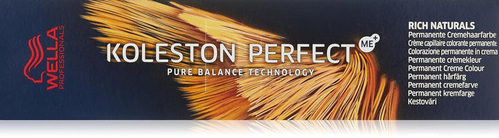 Wella Koleston Perfect Hair Colour Pure Naturals, 60 ml Vopsea pentru par Naty Shop 1 bucată (pachet de 1) Rich Naturals 10/8