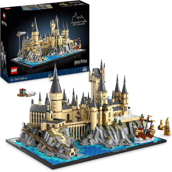 Castelul Hogwarts LEGO Harry Potter cu aripi de castel - set de colecție pentru adulți, inclusiv turnul principal și turnul astronomic, camera secretelor și minifigurina arhitectului - cadou pentru femei - 76419 Seturi de constructie Besuche den LEGO-Store Singur