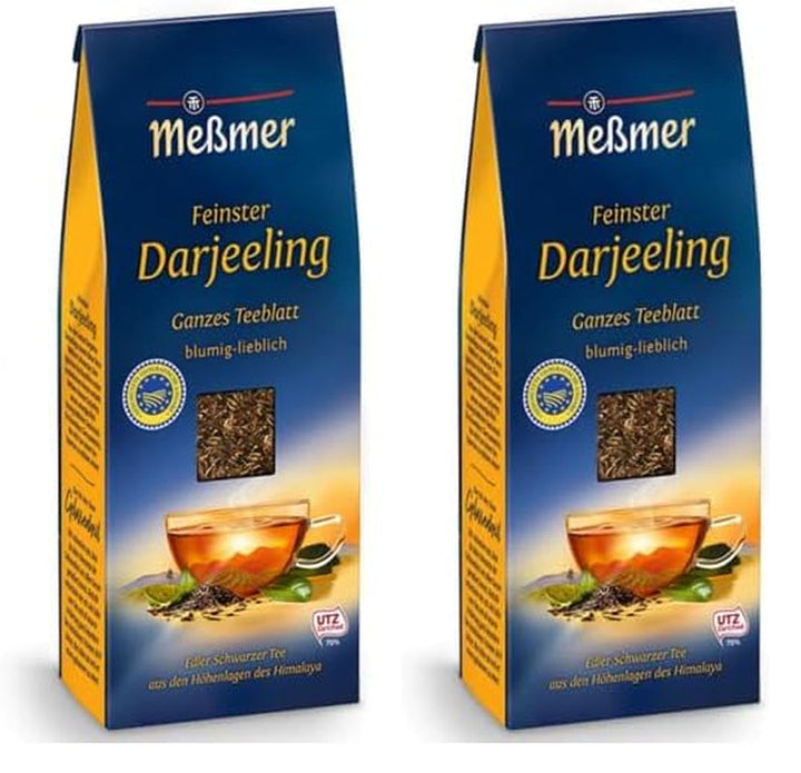 Meßmer Ceai verde fin | Frunze de ceai întregi | 150 g | Proaspăt și aromat | Vegan | Fără gluten | Fără lactoză