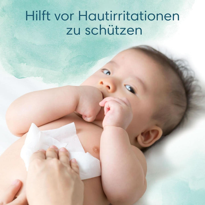 Pampers Harmonie Aqua Feuchttücher 6 Packungen Mit Jeweils 48 Feuchttüchern - 288 Feuchttücher, Die Helfen, Den Natürlichen Ph-Wert Der Haut Wiederherzustellen, Leichte Lotion Mit 99% Wasser Naty Shop