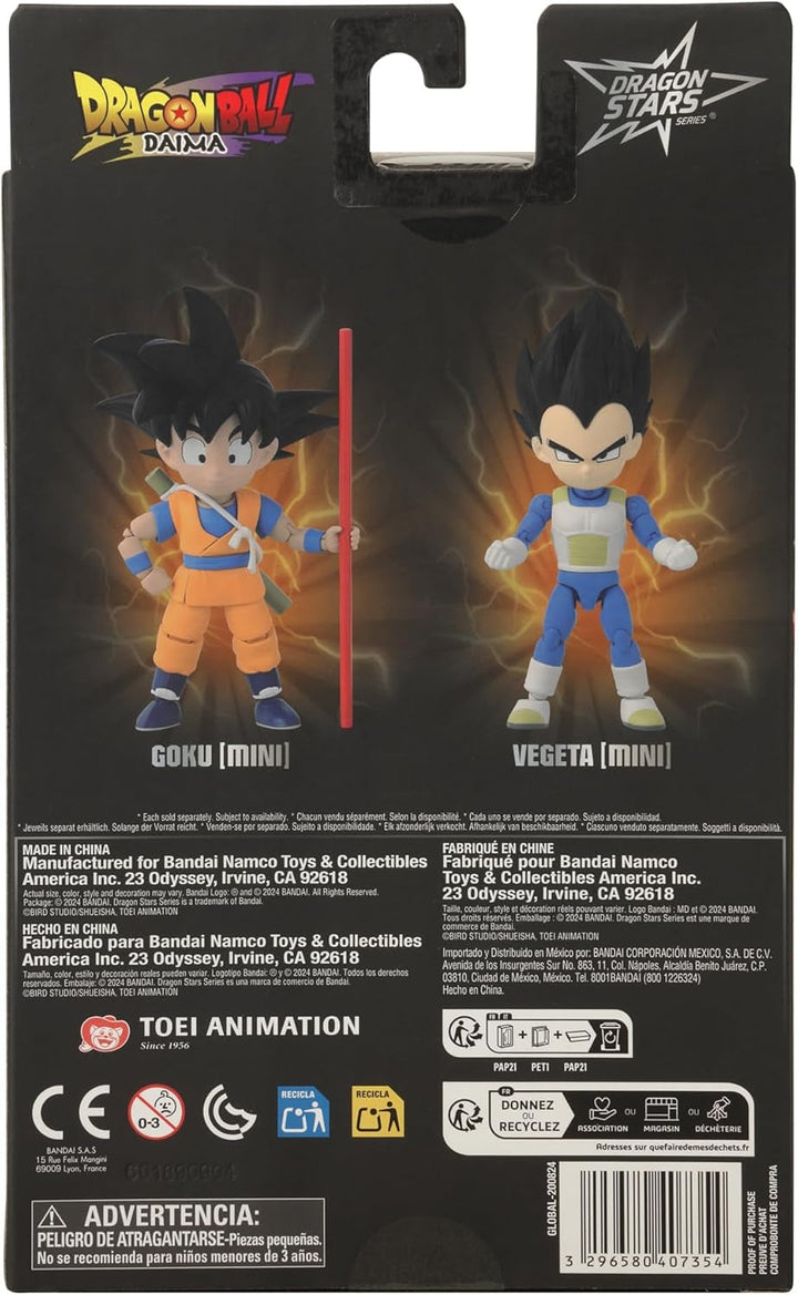 BANDAI - Dragon Ball Daima Kid Goku - Figură Dragon Star 17 cm - Figură Kid Goku cu accesorii - Licență oficială Dragon Ball - Figură mini Goku mobilă - Jucărie de la 4 ani - 40735 Action figures Naty Shop