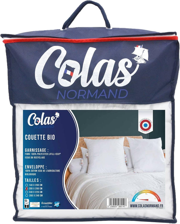 COLAS NORMAND | Cuvertură ușoară, 200 X 200 cm, bumbac organic, umplutură reciclată Plapumi si pilote Naty Shop Titlu implicit