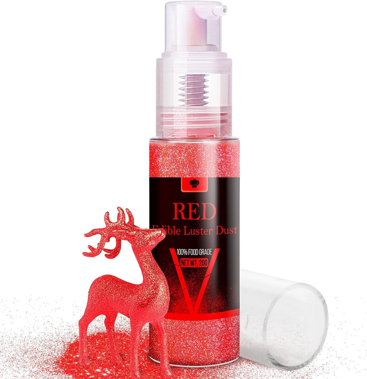 Set spray cu sclipici comestibil - 20 g praf de sclipici alimentar iridescent pentru băuturi, șampanie, prăjituri - colorant alimentar metalic comestibil pentru cocktailuri, vin, lichior, copt, prăjituri