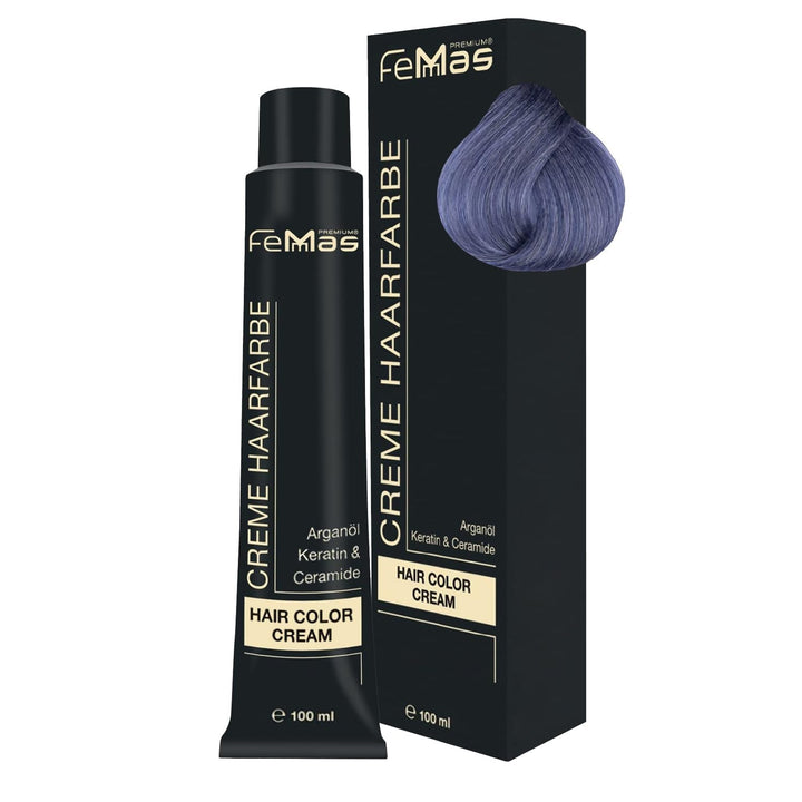 FemMas Hair Colour Pure & Mix Red I Cremă profesională cu ulei de argan, keratină și ceramide I Ca o vopsea de păr permanentă sau nuanță pentru rezultate radiante, de lungă durată I 100 ml