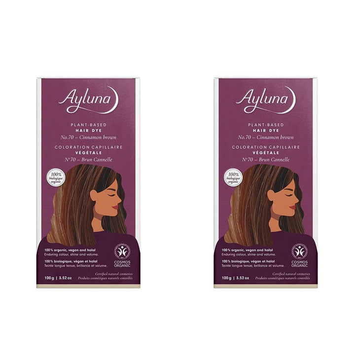 Vopsea de păr vegetală 60 chilli red, vopsea de păr vegană cu henna, madder indian, schinduf și mușețel, pentru culoare de lungă durată, strălucire și volum, fără amoniac, 100% acoperire pentru părul gri, 100g Vopsea pentru par Naty Shop Maro 100 G (pachet de 2)