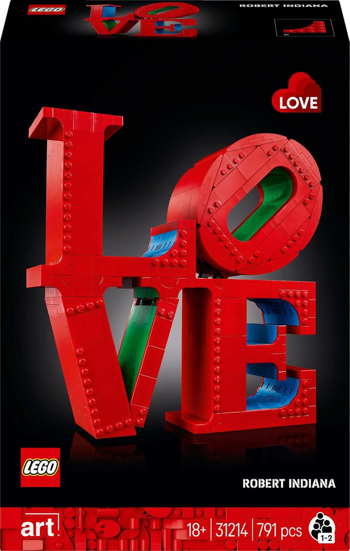 LEGO Art Love, set de construcție pentru adulți, decorațiuni pentru casă, cadou de Ziua Îndrăgostiților și Ziua Mamei, cadou pentru femei și bărbați, activitate creativă pentru iubitorii de artă și design 31214 Seturi de constructie Besuche den LEGO-Store