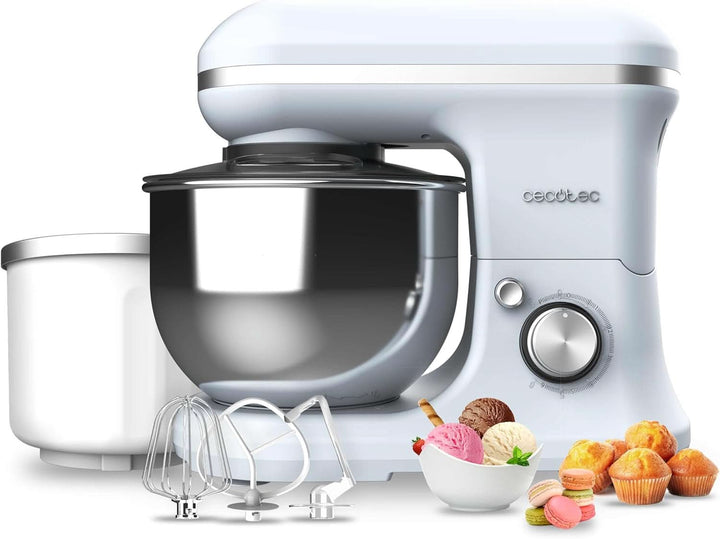 Robot de bucătărie Cecotec Cecomixer Compact, 1000 W Naty Shop Albastru 5 functii + gheata