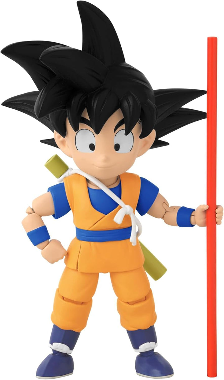 BANDAI - Dragon Ball Daima Kid Goku - Figură Dragon Star 17 cm - Figură Kid Goku cu accesorii - Licență oficială Dragon Ball - Figură mini Goku mobilă - Jucărie de la 4 ani - 40735 Action figures Naty Shop Titlu implicit
