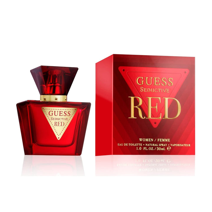 GUESS Seductive Red, Apă de toaletă pentru femei, Parfum floral-fructat gurmand, Parfum senzual, Persistent