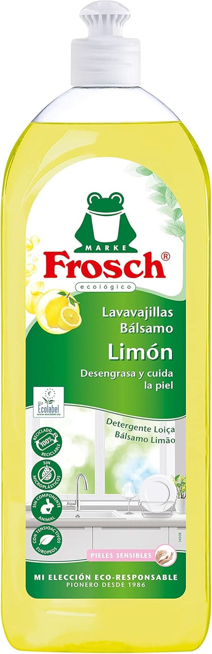 Lichid pentru clătirea mâinilor, degresează și protejează pielea, testat dermatologic, 10 x 750 ml Naty Shop