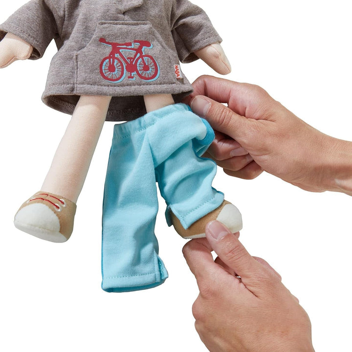 HABA 306528 - Păpușă Lian - Păpușă de pluș pentru copii de la 18 luni pentru joacă și îmbrățișare din materiale moi - Dimensiune: 30 cm Papusi Naty Shop