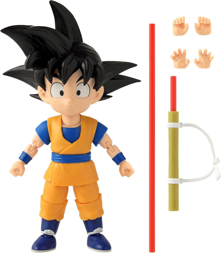 BANDAI - Dragon Ball Daima Kid Goku - Figură Dragon Star 17 cm - Figură Kid Goku cu accesorii - Licență oficială Dragon Ball - Figură mini Goku mobilă - Jucărie de la 4 ani - 40735 Action figures Naty Shop