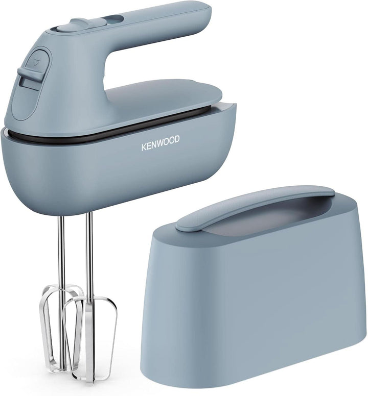 Kenwood Multipro Go FDP22.130GY, Kompakt-Küchenmaschine Nur 30Cm Hoch, Zum Schneiden, Reiben, Pürieren Und Teig Kneten, Express-Serve, 1,3 L Arbeitsbehälter, 650 W, Blau Mama si Copilul Naty Shop Blau Handmixer