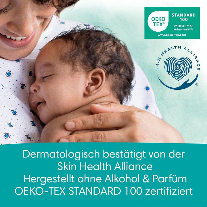 Pampers Harmonie Aqua Feuchttücher 6 Packungen Mit Jeweils 48 Feuchttüchern - 288 Feuchttücher, Die Helfen, Den Natürlichen Ph-Wert Der Haut Wiederherzustellen, Leichte Lotion Mit 99% Wasser Naty Shop