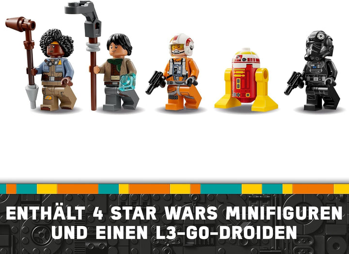 LEGO Star Wars TIE Fighter & X-Wing Mashup, jucărie construibilă Starfighter, idee de cadou pentru copii, nave stelare personalizabile, cadou pentru băieți, fete și toți fanii 75393 Seturi de constructie Besuche den LEGO-Store