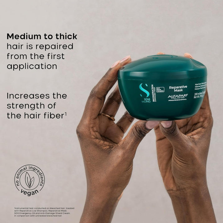 Mască de păr Alfaparf Milano Semi DI Lino, 500 ml Masca de par Naty Shop